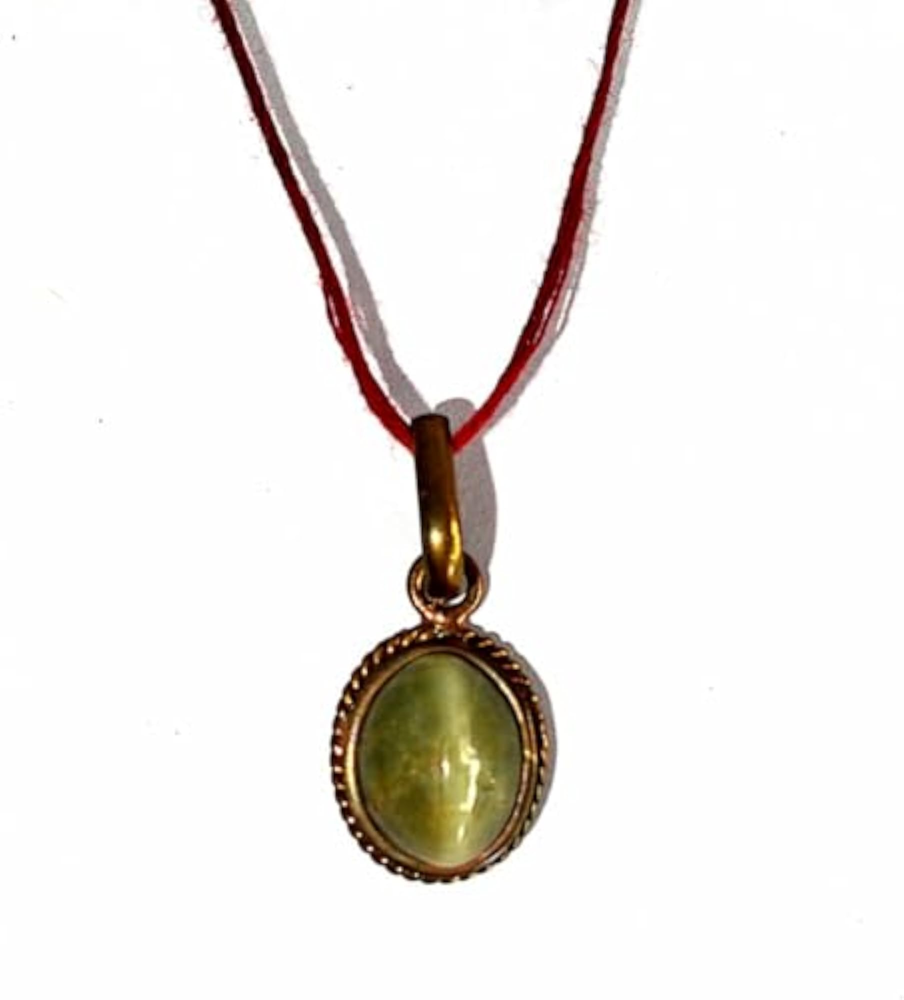 Shreenathji Cat's Eye Pendant Locket, Spiritual Gift